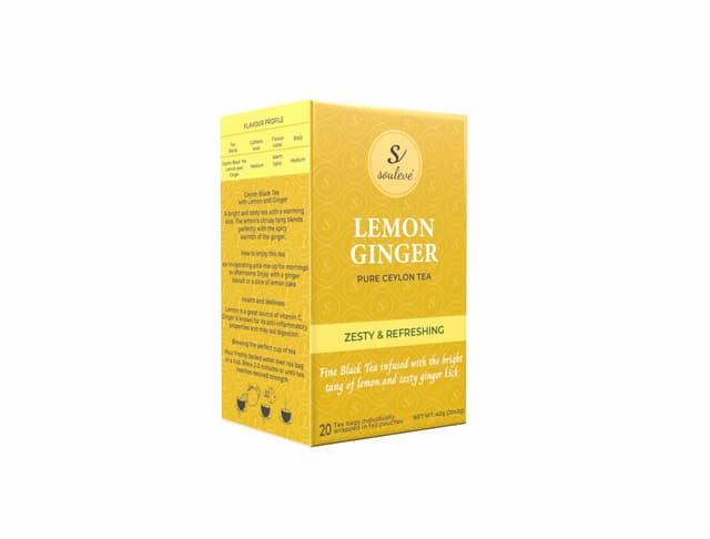  Lemon Ginger Tea – A Refreshing Blend of Zest & Warmth